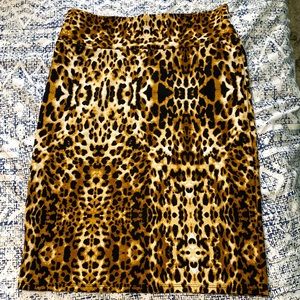*RARE Leopard Pattern* EUC LuLaRoe Cassie Sz XLarge